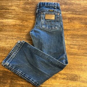 Kids distressed Wranglers